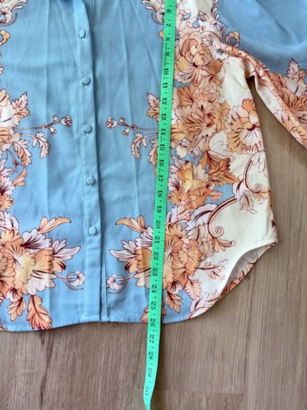 Anewsta Floral Two Piece Set Blouse Shorts NWT - Picture 6 of 13